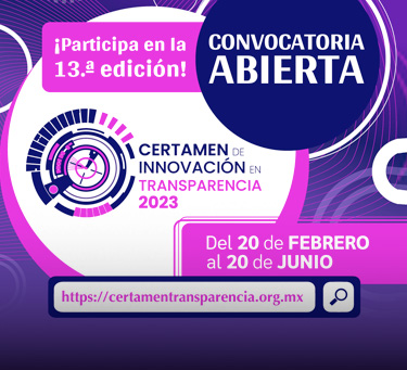 CERTAMEN DE INNOVACIÓN EN TRANSPARENCIA 2023