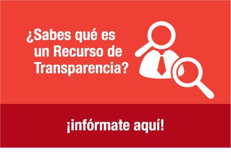 ¿Sabes qué es un recurso de transparencia?